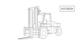 Вилочный погрузчик XCMG XCF1812K